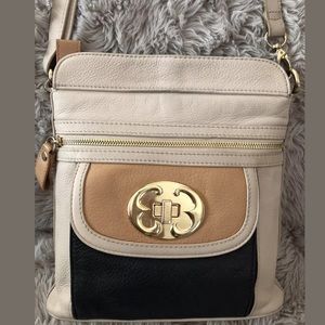 EMMA FOX PEBBLE LEATHER CROSSBODY SHOULDER BAG